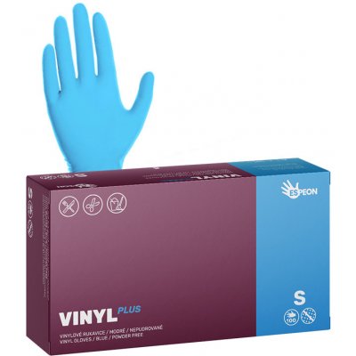 Espeon VINYL PLUS nepudrované modré 100 ks – Zboží Dáma