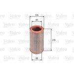 Vzduchový filtr VALEO 585609 – Hledejceny.cz