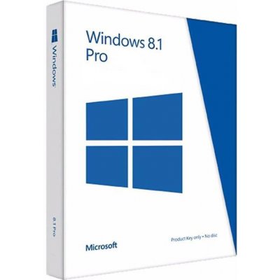 Microsoft Windows 8.1 Pro, 4YR-00178, druhotná licence – Zboží Mobilmania