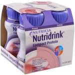 NUTRIDRINK COMPACT PROTEIN S PŘÍCHUTÍ JAHODOVOU POR SOL 4X125ML – Zboží Mobilmania