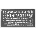 Expa-nails expanails šablonka na razítka halloween – Zboží Dáma