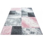 Nej-koberce Hawaii Čtverce růžově šedý – Sleviste.cz