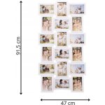 Fotorámeček na 18 fotek, 93x47 cm, bílý SPRINGOS PANORAMA – Sleviste.cz