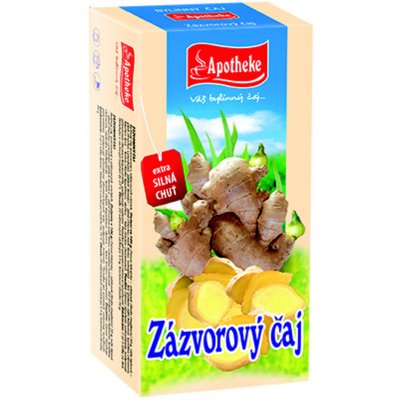 Apotheke zázvorový čaj 20 x 1,5 g – Hledejceny.cz