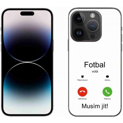 mmCase na iPhone 14 Pro 6.1 - fotbal volá bílé pozadí – Zboží Mobilmania