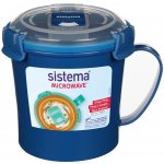 Sistema Microwave Hrnek na polévku 656 ml modrá – Zboží Dáma