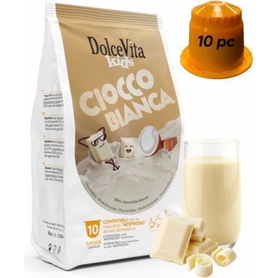 Italfoods Kapsle Dolce Vita bílá čokoláda do Nespresso 10 kusů – Zbozi.Blesk.cz