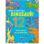 Kniha aktivit pro předškoláky Učíme se psát čísla Dinosauři – Hledejceny.cz
