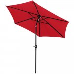 SPRINGOS SUNNY GU0032 Zahradní slunečník 250 cm, červený – Hledejceny.cz