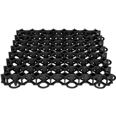 FIXKRAFT Zatravňovací dlažba 50x50 cm plastová, černá 119003FX – Sleviste.cz