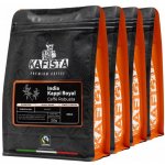 Kafista India Kappi Royal 100% Robusta Single Origin Káva v Itálii ideální na espresso zrnková 4 x 250 g – Hledejceny.cz