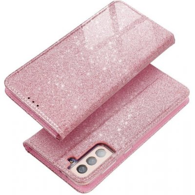 Pouzdro Forcell SHINING Book Xiaomi Redmi Note 9T 5G ružové