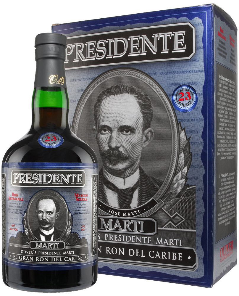 Oliver & Oliver Presidente Martí 23y 40% 0,7 l (karton)