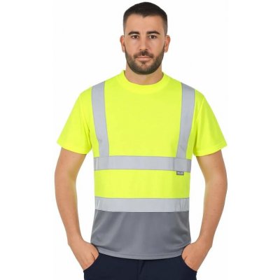 Portwest S378 Dvoubarevné triko žlutá/šedá L – Zboží Dáma