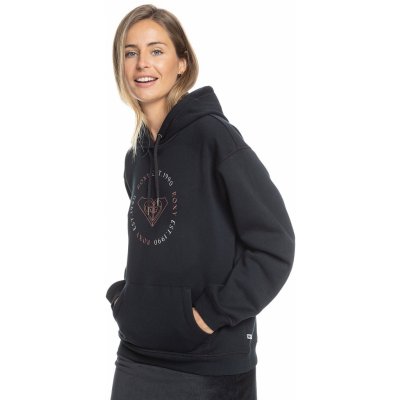 Roxy Surf Stoked Hoodie Brushed A KVJ0/Anthracite – Zboží Mobilmania