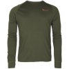 Army a lovecké tričko a košile Tričko Pinewood Lappland Merino Wool L/S Moss Green