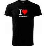Tričko I love Hromnice černé – Hledejceny.cz