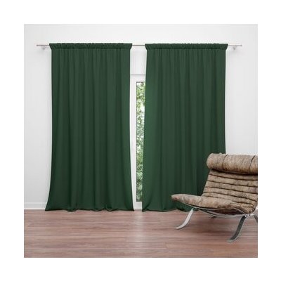 Sablio Závěs Lesní zelená: 2ks 140x250cm – Hledejceny.cz