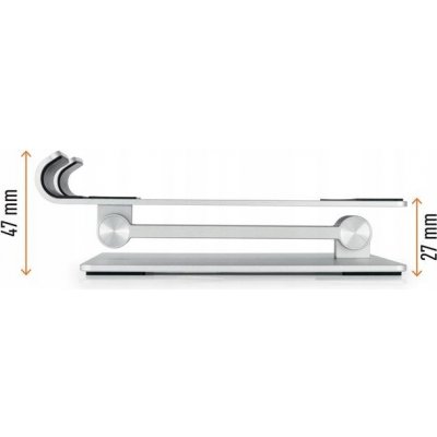 Durable TABLET STAND RISE držák tabletu na stůl Univerzální 20,3 cm (8) - 33 cm (13) – Zboží Živě