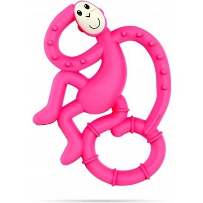 Matchstick Monkey ortodontické kousátko silikon růžová – Zboží Dáma