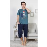 Kohout pánské pyžamo kapri petrolejové – Zboží Dáma