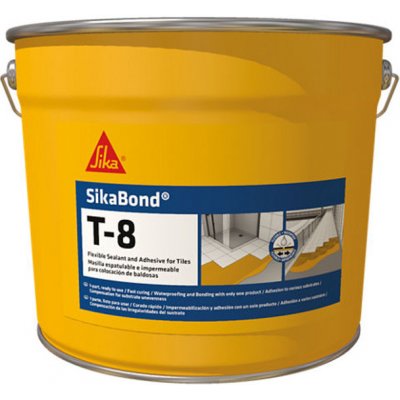 SikaBond-T8 - PU lepidlo vodotěsné pod dlažbu (13,4kg) – Zbozi.Blesk.cz