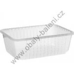 Wimex - Vanička hranatá průhledná 1000 ml (PP) (50 ks) – Sleviste.cz