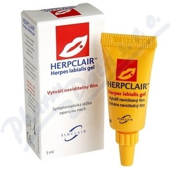 Herpclair herpes labialis gel 5 ml