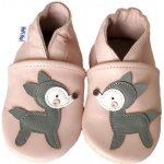 Hopi Hop Kožené capáčky Barefoot Srnka – Zboží Dáma