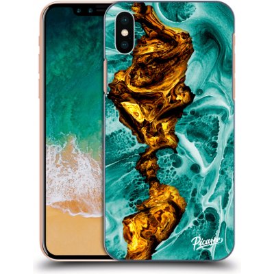 Pouzdro Picasee silikonové Apple iPhone X/XS - Goldsky čiré – Zboží Mobilmania