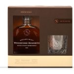 Woodford Reserve 43,2% 0,7 l (dárkové balení 1 sklenice) – Hledejceny.cz
