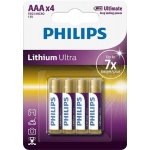 PHILIPS Lithium Ultra AAA 4ks Phil-FR03LB4A/10 – Zbozi.Blesk.cz