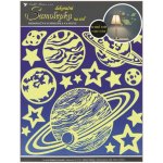 Anděl Samolepky na zeď Planety svítící ve tmě 32 x 31 cm – Sleviste.cz