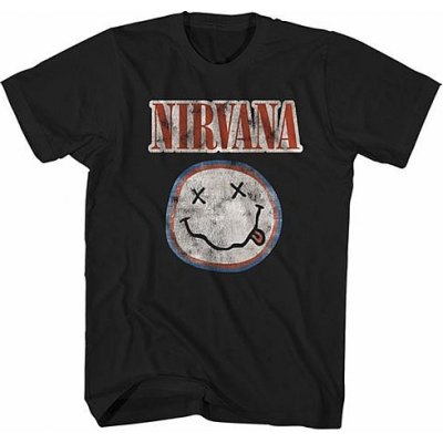 Nirvana tričko Distressed Logo – Zbozi.Blesk.cz