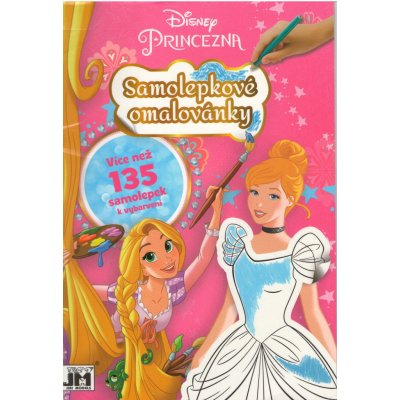 Jiri Models Samolepková omalovánková knížka Princezny Disney – Zboží Mobilmania