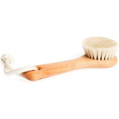 MKN kartáček na obličej kozí vlas dřevěný – Zboží Mobilmania