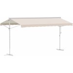 Goleto Volně stojící markýza - 4,5 x 3,4 m krémová – Hledejceny.cz