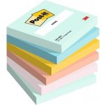 Bloček samolepící 3M Post-it Beachside, 76x76 mm, pastelový mix, 6x100 lístků – Hledejceny.cz