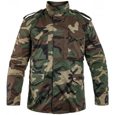 Bunda Mil-Tec US M65 imp. s vložkou woodland – Sleviste.cz