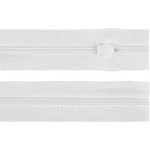 Zip spirálový No 3 s jezdcem neukončený délka 65 cm, malé, bílá – Hledejceny.cz