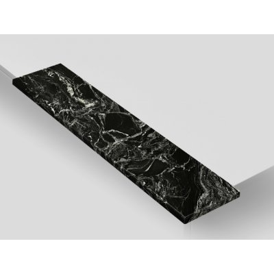 TONE OF STONE Vnitřní kamenný žulový parapet - Žula Black Forest lesk, 500x350x30 mm – Zbozi.Blesk.cz