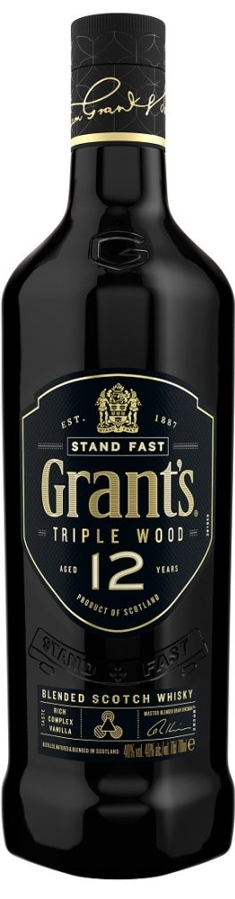 Grant\'s Triple Wood 12y 40% 0,7 l (holá láhev)