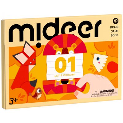 Mideer LEVEL UP 01 Origami skládačka Zvířátka 50 ks – Hledejceny.cz