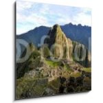 Obraz 1D - 50 x 50 cm - Panorama of Machu Picchu, lost Inca city in the Andes, Peru Panorama z Machu Picchu, ztracené město Inků v Andách, Peru – Hledejceny.cz