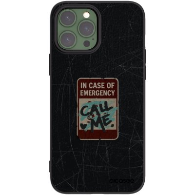 Picasee silikonový černý obal pro Apple iPhone 13 Pro Max - EMERGENCY – Zboží Mobilmania