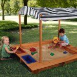 Kidkraft Luxusní dětské pískoviště se slunečníkem 160 x 150 cm – Sleviste.cz