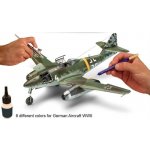 Revell Sada barev German Aircraft WWII 8 x 17 ml Aqua Color 36200 – Zboží Mobilmania