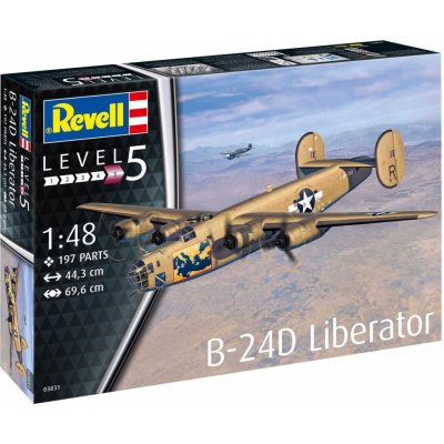 Revell B-24D Liberator Plastic ModelKit 03831 1:48