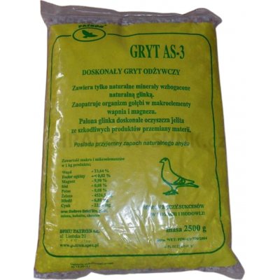 PPHU Patron Grit AS-3 s Anýzem bez mušlí 25 kg – Zboží Dáma