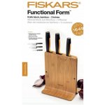 Fiskars Functional Form Bambusový blok 3 nože 1057553 – Zboží Dáma